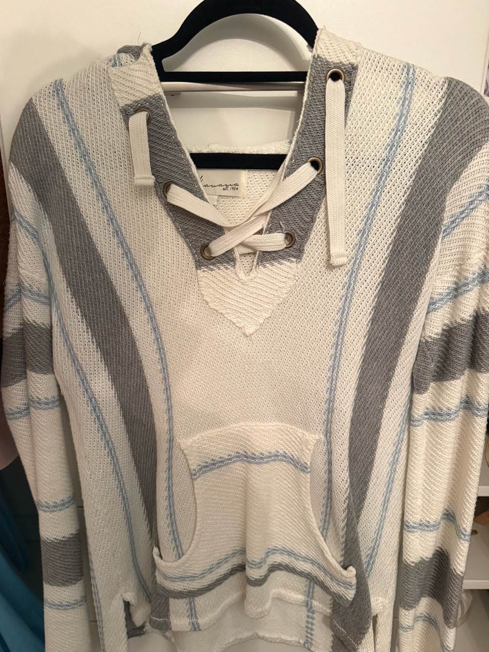 Vintage Havana Striped Hoodie Sweater